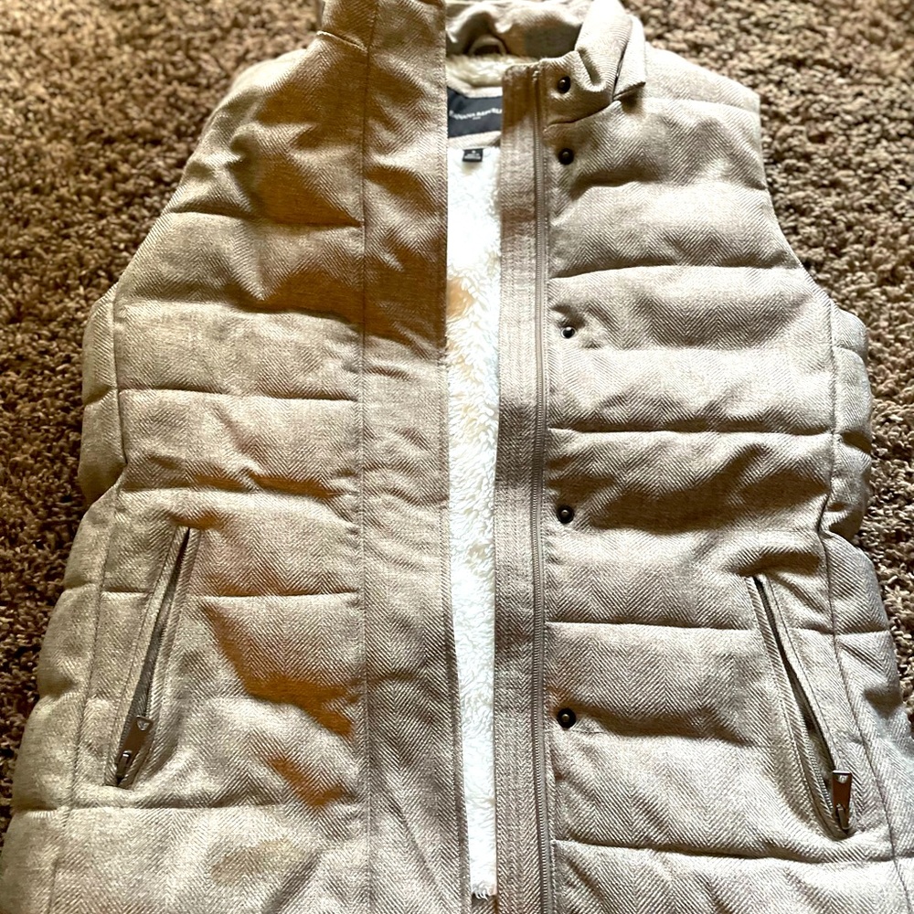 Banana Republic vest. Really warm and comfy.